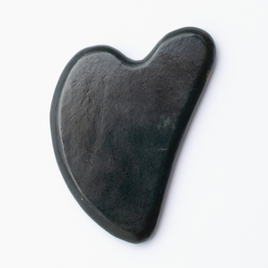 Guasha srdce černý nefrit